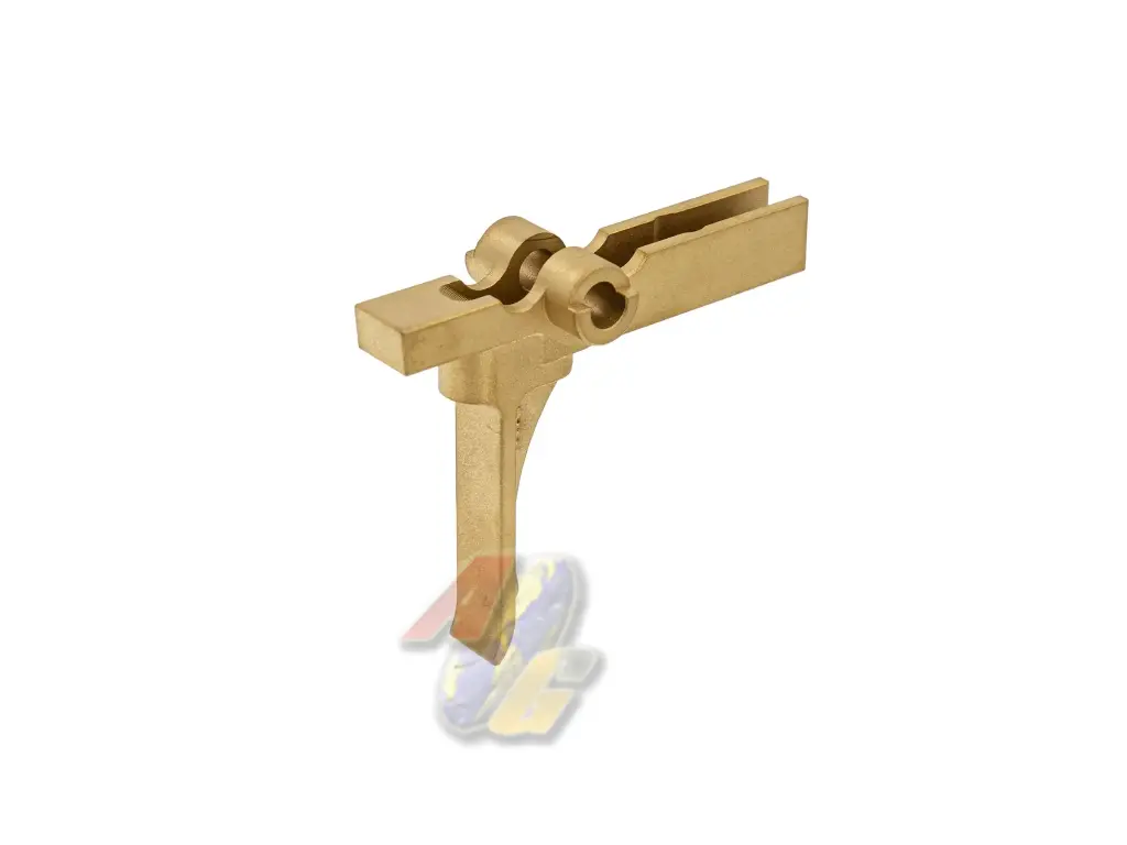 C&C Tac AT* Flat Style Trigger for VFC M4/ APFG MPX-K, MCX GBB Series - Gold (MIM Steel)