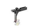 C&C Tac AT* Flat Style Trigger for VFC M4/ APFG MPX-K, MCX GBB Series - MIM Steel (Black)
