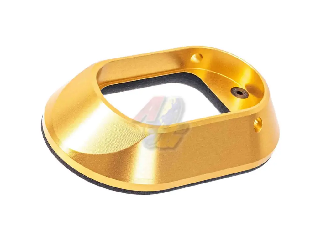 Revanchist Airsoft Aluminum XL Magwell for Tokyo Marui Hi-Capa Series GBB ( Gold )