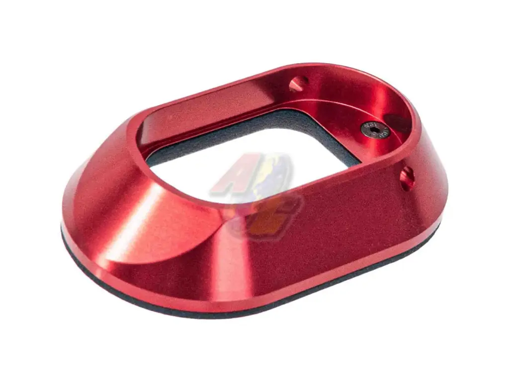 Revanchist Airsoft Aluminum XL Magwell for Tokyo Marui Hi-Capa Series GBB (Red)