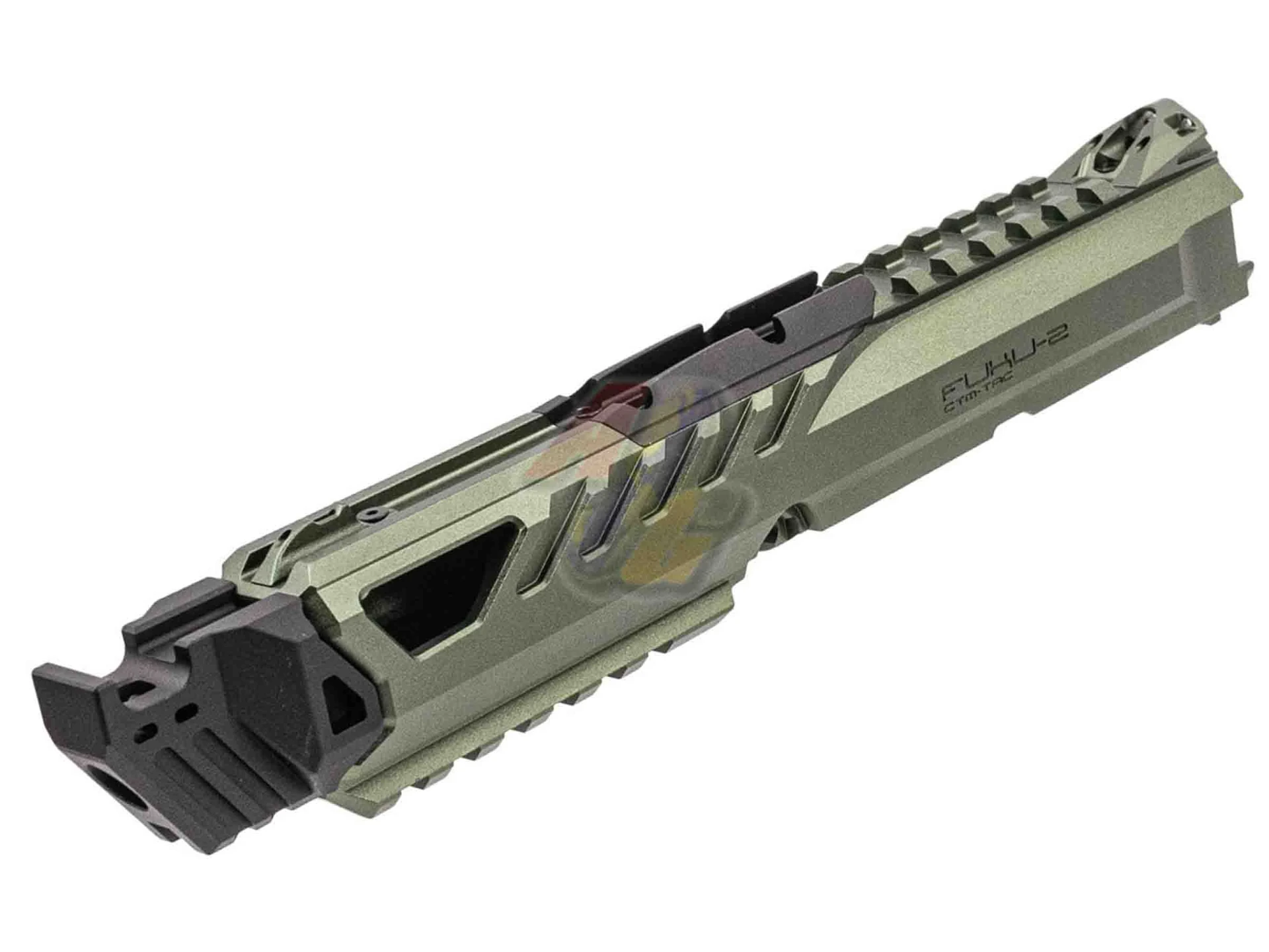 CTM Tac Fuku-2 CNC Aluminum SHARK Upper for Action Army AAP-01 GBB - Green