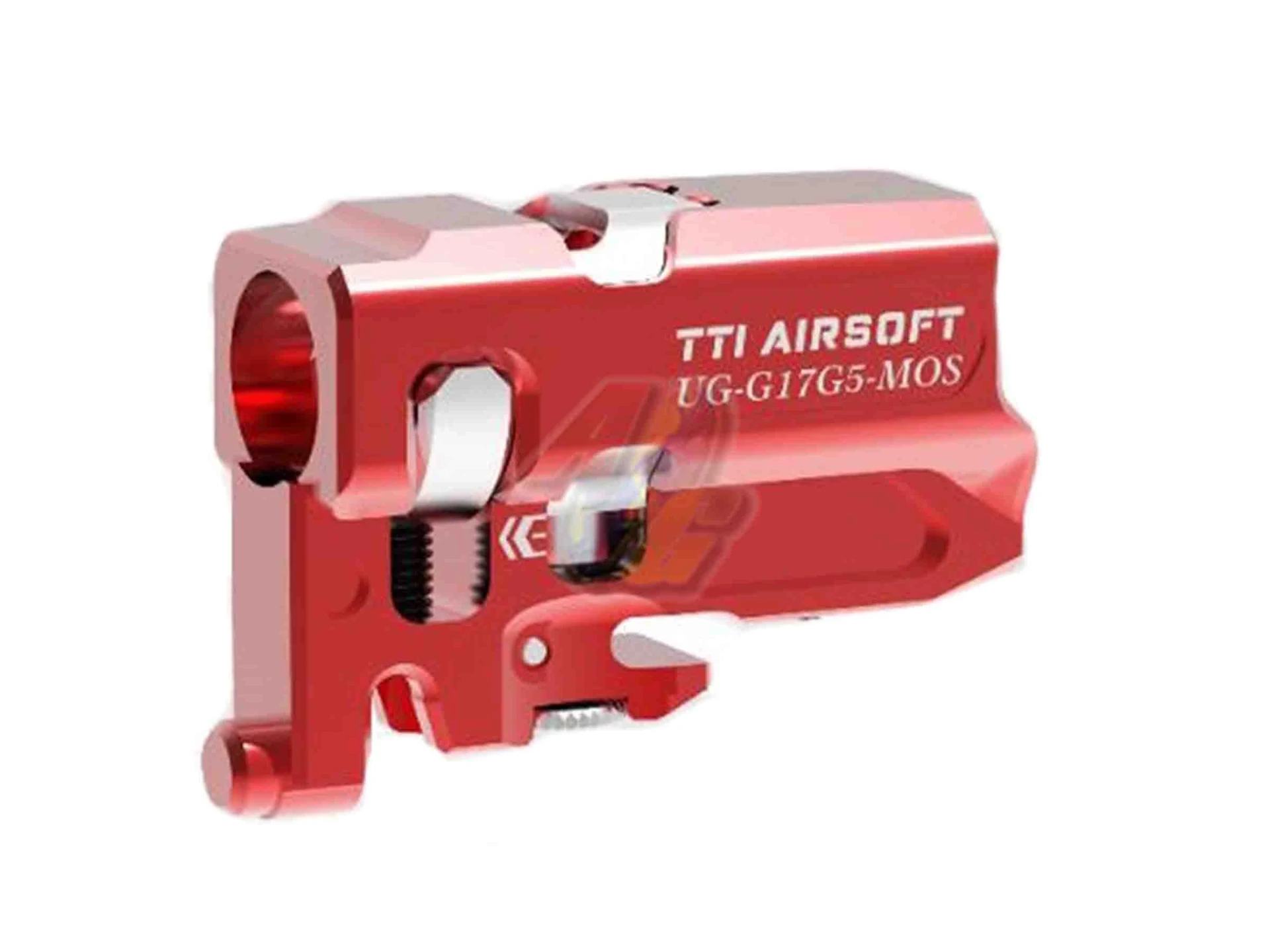 TTI Airsoft Infinity One Piece Full CNC TDC Hop-Up Chamber for GHK Glock G17 Gen.5 MOS GBB - Red