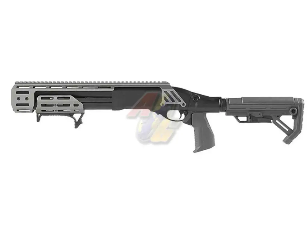 [GE-SG-AT8905GY] Golden Eagle Alpha Tactical Production A.T.P. DOOMSDAY Gas Pump Action Shotgun - Grey