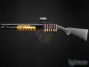 EMG Strike Industries Licensed M870 Co2 Powered Pump Action Shotgun - Gold (by Golden Eagle)