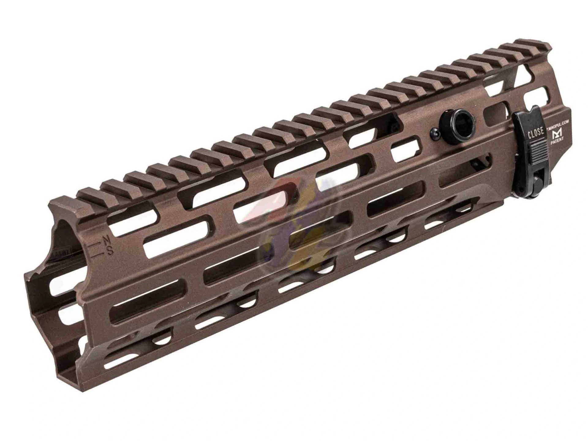 JWI G95K 10 Inch QD M-Lok Handguard for Umarex/ VFC 416D, 416 A5 Airsoft Rifle Series - DE