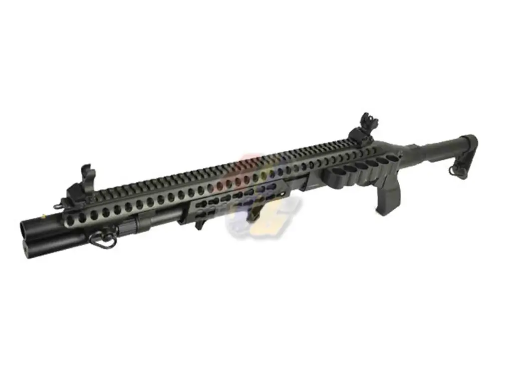 Golden Eagle M870 Tri-Shot Co2 Pump Action Shotgun - Black