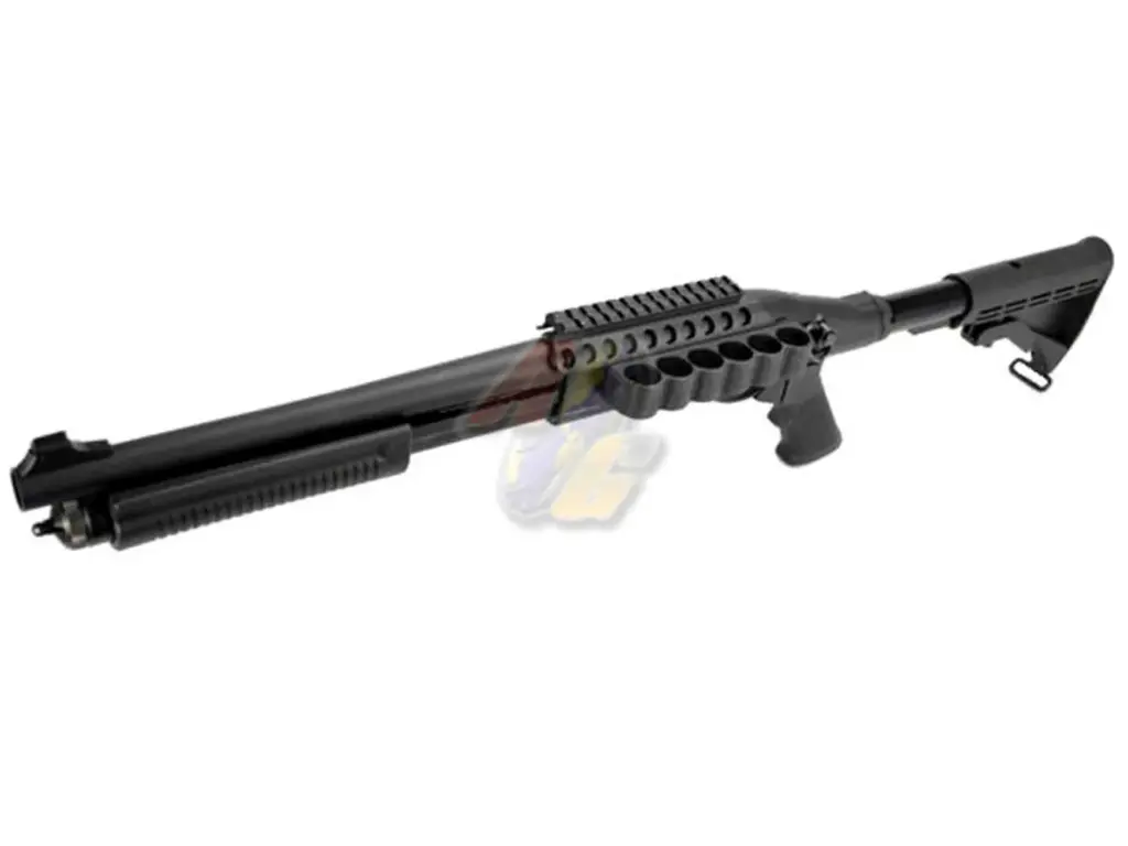 [GE-SG-8873-CO2] Golden Eagle M870 Medium Tri-Shot Co2 Pump Action Shotgun - Black