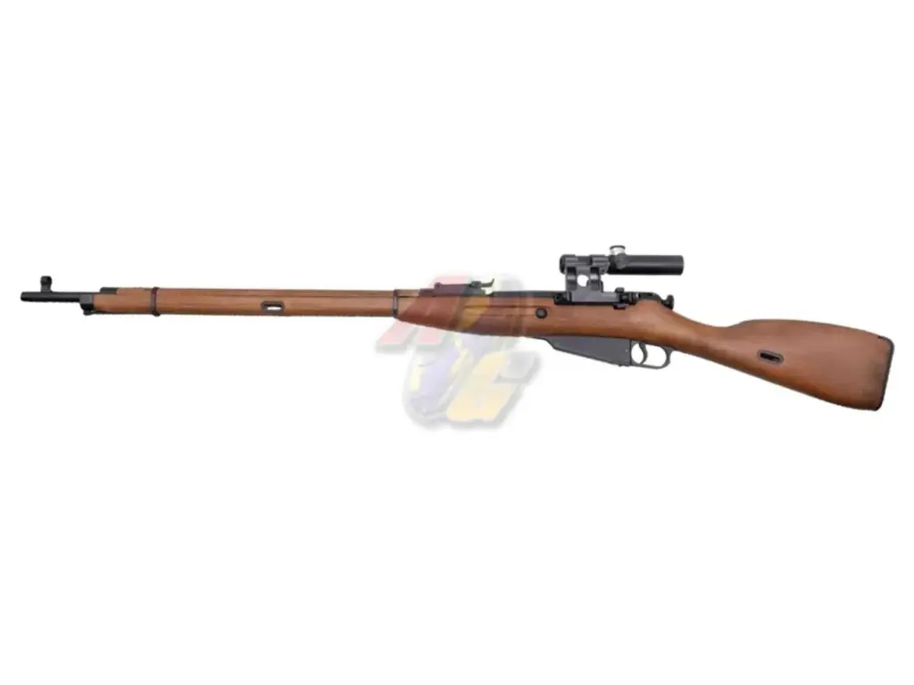 Double Bell Mosin Nagant M1891/30 Shell Ejection Real Wood Sniper Rifle with Scope