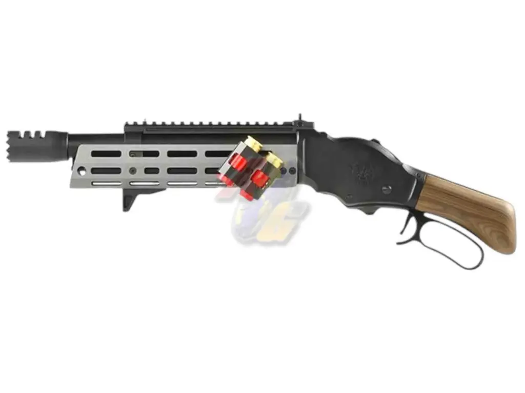 Golden Eagle Alpha Tactical Production A.T.87 Compact Shell Ejecting Lever Action Gas Shotgun (Grey)
