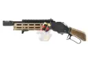 Golden Eagle Alpha Tactical Production A.T.87 Compact Shell Ejecting Lever Action Gas Shotgun - FDE