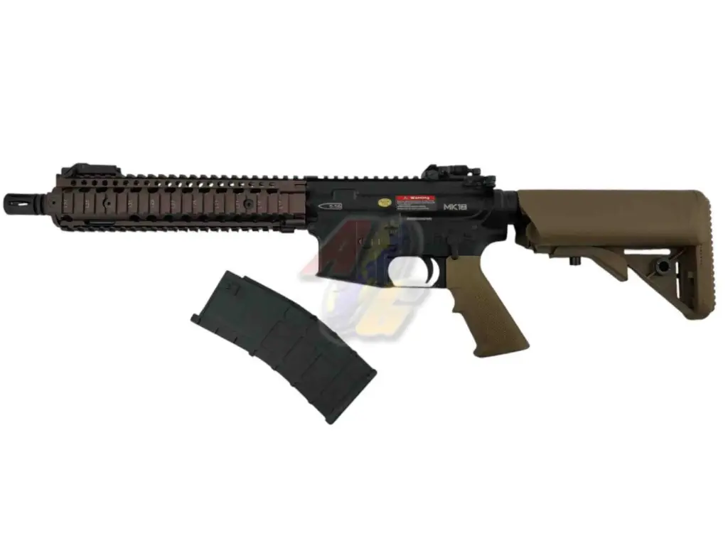 EMG x Daniel Defense Licensed MK18 GBB - Two Tone/ Tan (by Golden Eagle)