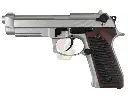 Snow Wolf Beretta M92A1 GBB (Silver, Wood Grip)