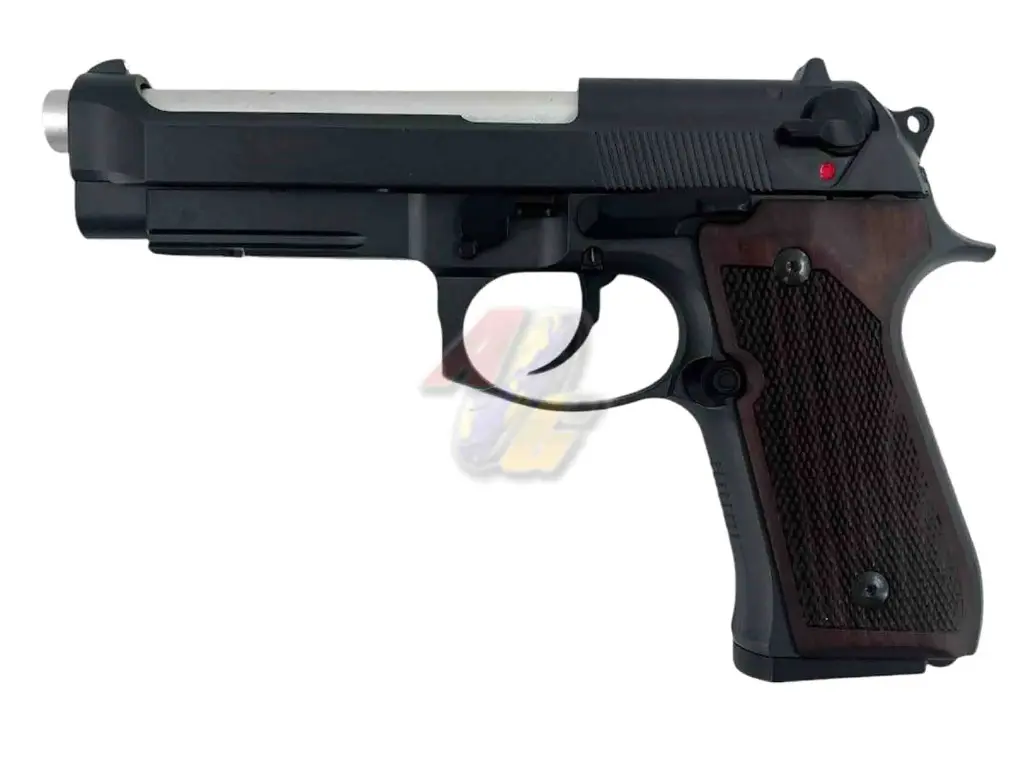 Snow Wolf Beretta M92A1 GBB (Black, Wood Grip)
