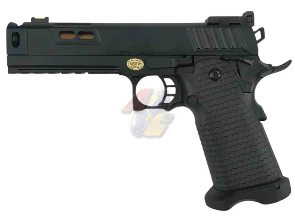 Golden Eagle 3344 DVC Comp Hi-Capa GBB Pistol (Black)