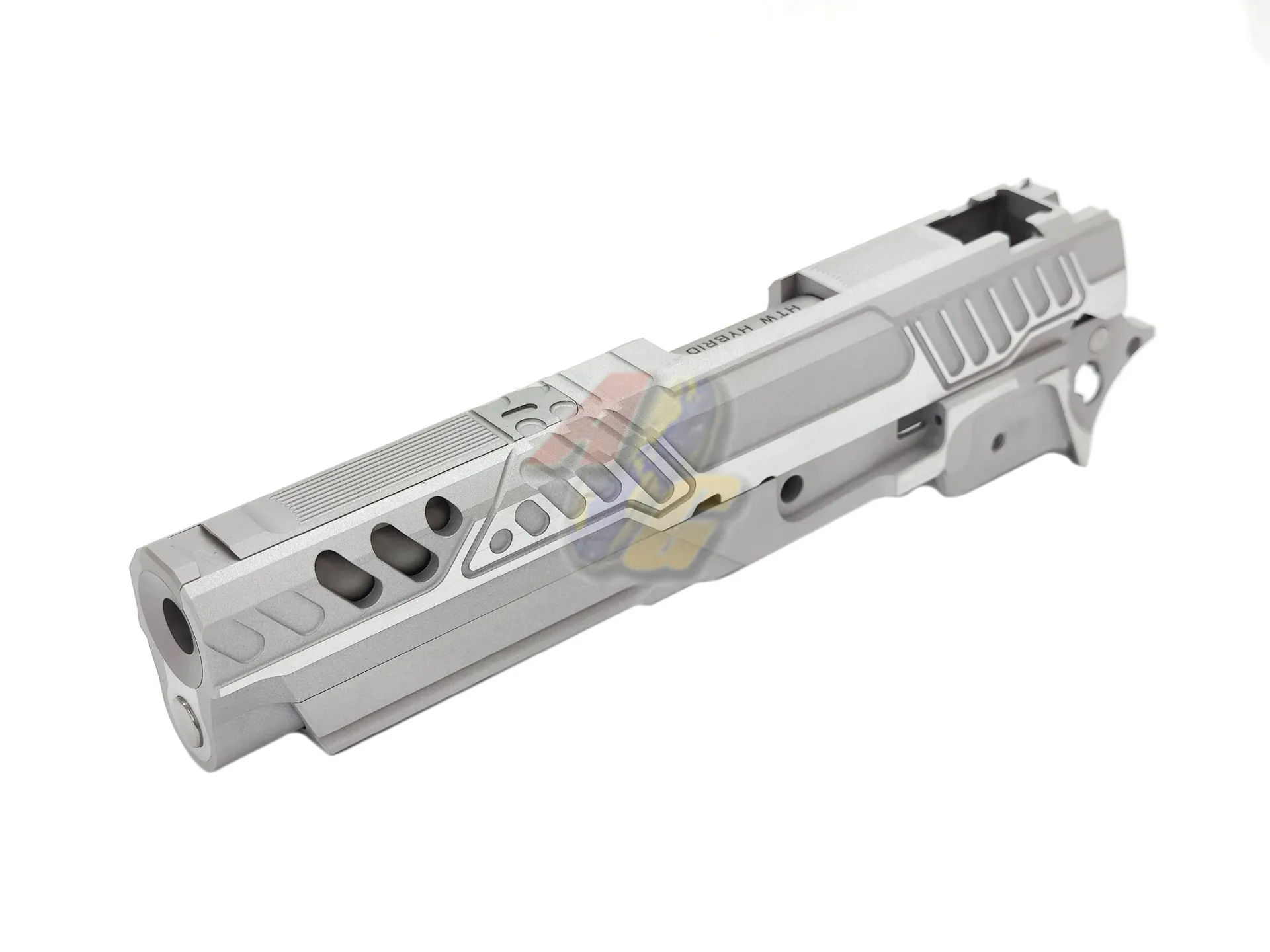 Gunsmith Bros EB Style Tracker Standard Slide Set for Tokyo Marui Hi-Capa GBB Series (Silver)