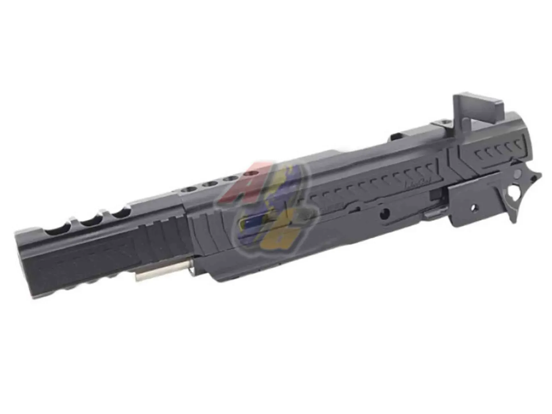 Gunsmith Bros Limcat Style Saber Cat Open Slide Set for Tokyo Marui Hi-Capa GBB Series - BK