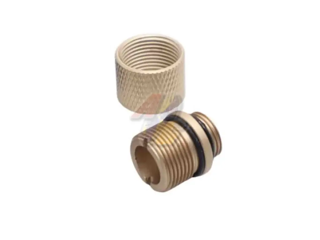 BBT Aluminum Silencer Adapter Set - Tan (+11 to -14mm)
