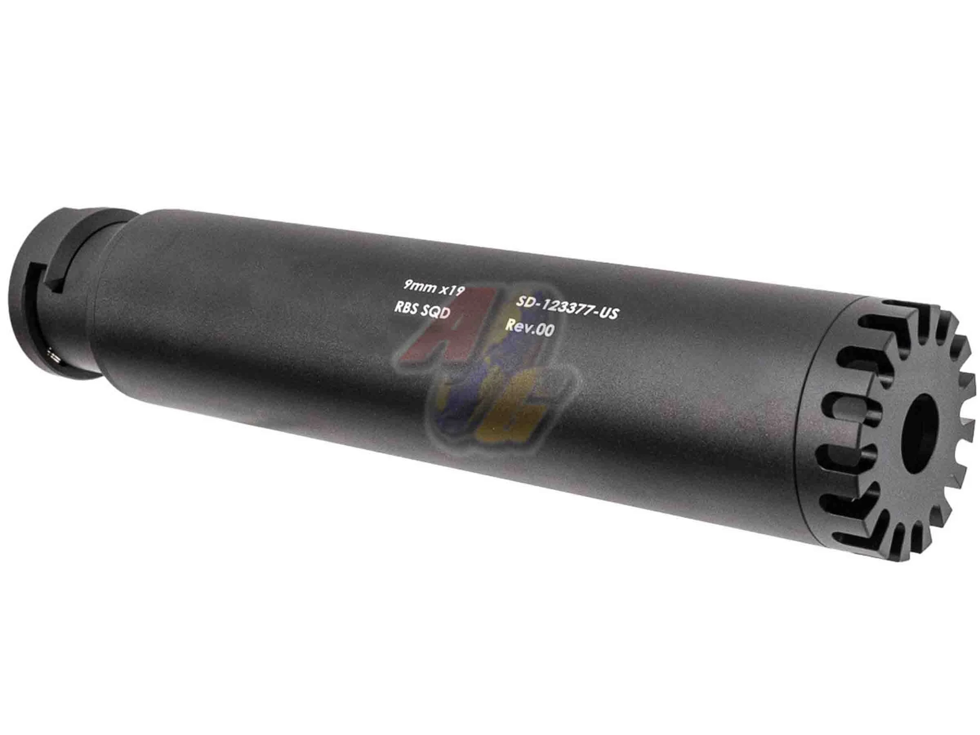RGW RBS SQD Tri Lug Dummy Silencer - Black (Gen.2)