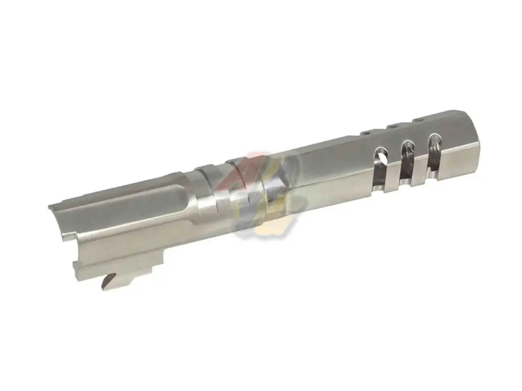 5KU 4.3 Inch Stainless Hexagon Outer Barrel for Tokyo Marui Hi-Capa 4.3 Series GBB (Silver/ 11mm+)