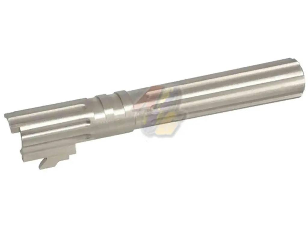 5KU 5.1 Inch Stainless Outer Barrel For Tokyo Marui Hi-Capa Series GBB (Silver/ 11mm+)
