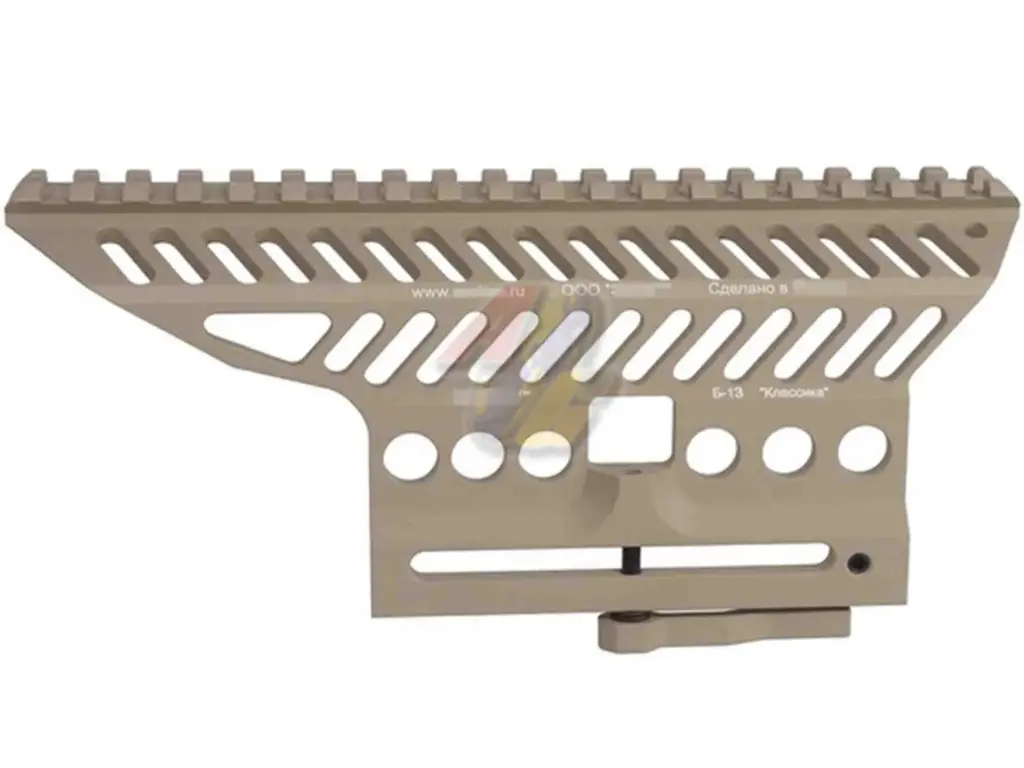 5KU B-13 Style Scope Mount for Tokyo Marui Saiga 12K Gas Shotgun (Tan)