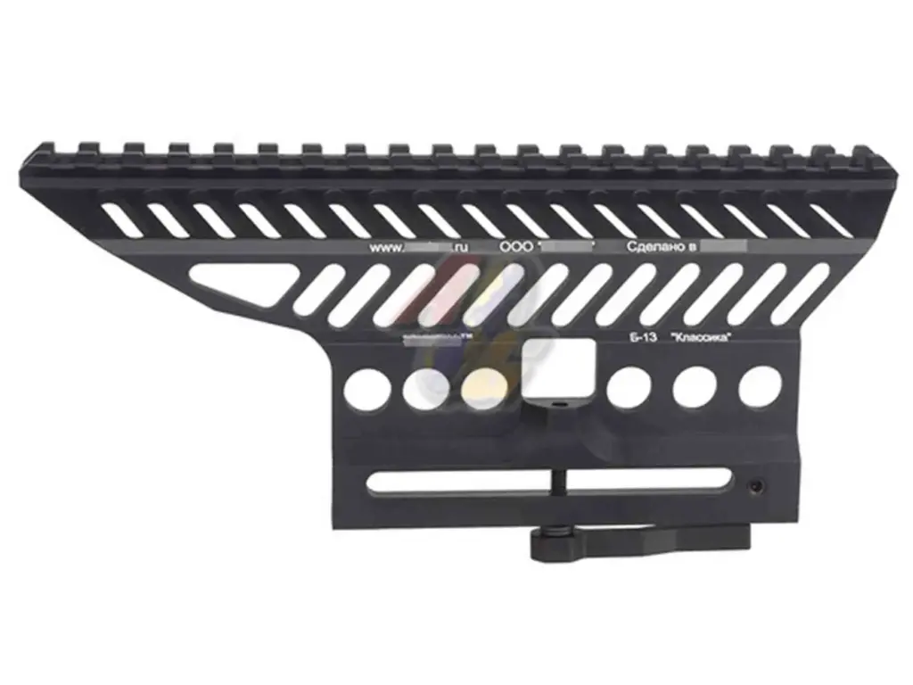 5KU B-13 Style Scope Mount for Tokyo Marui Saiga 12K Gas Shotgun (Black)