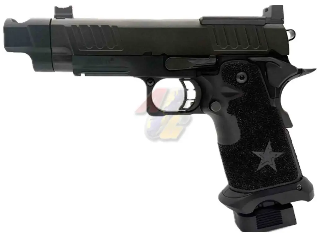 Army Armament R612-4A Staccato C2 GBB with Comp USA Version (Steel Parts, Hand-Made Stippling Grip)