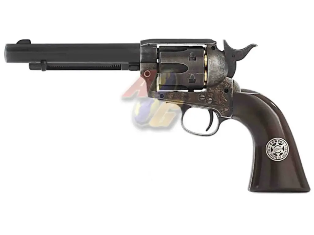 [WG-GP-26322] Umarex SAA Cowboy Police Co2 6mm Airsoft Revolver (Shabby Version) (by WinGun)