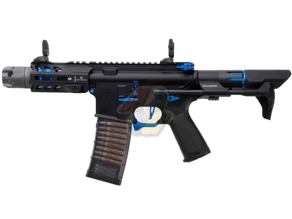 CGS EMG Strike Industries AR Strike Oppressor Short Barrel GBB (4 inch) (Blue) (by CYMA)
