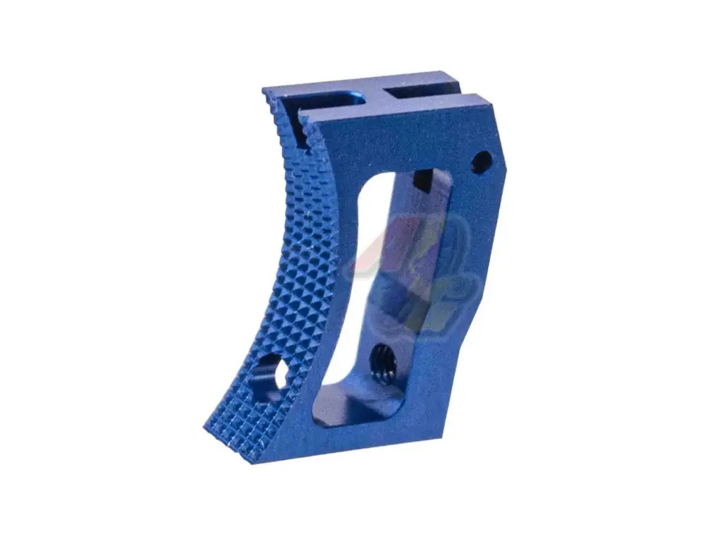 Revanchist Airsoft CNC Aluminum Curved Trigger for Tokyo Marui Hi-Capa Series GBB ( Blue )
