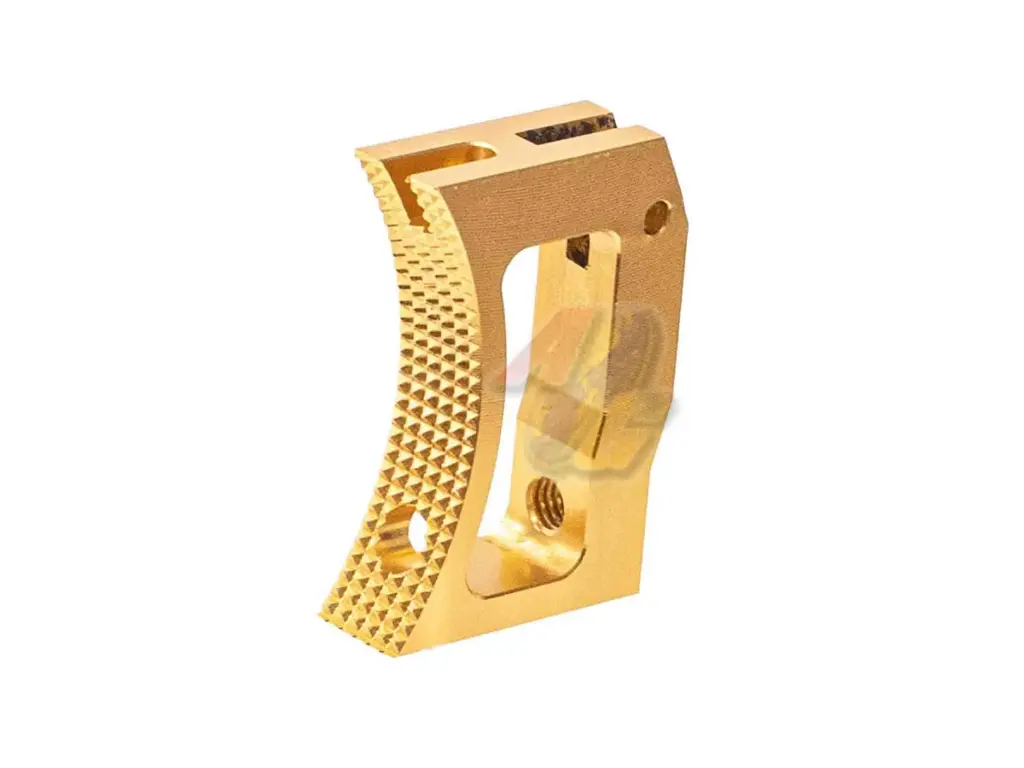 Revanchist Airsoft CNC Aluminum Curved Trigger for Tokyo Marui Hi-Capa Series GBB (Gold)