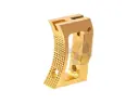 Revanchist Airsoft CNC Aluminum Curved Trigger for Tokyo Marui Hi-Capa Series GBB (Gold)