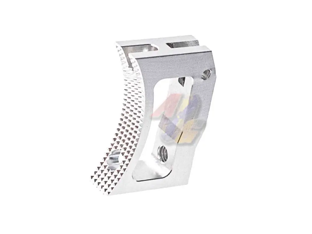 Revanchist Airsoft CNC Aluminum Curved Trigger for Tokyo Marui Hi-Capa Series GBB (Silver)