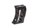 Revanchist Airsoft CNC Aluminum Curved Trigger for Tokyo Marui Hi-Capa Series GBB (Black)