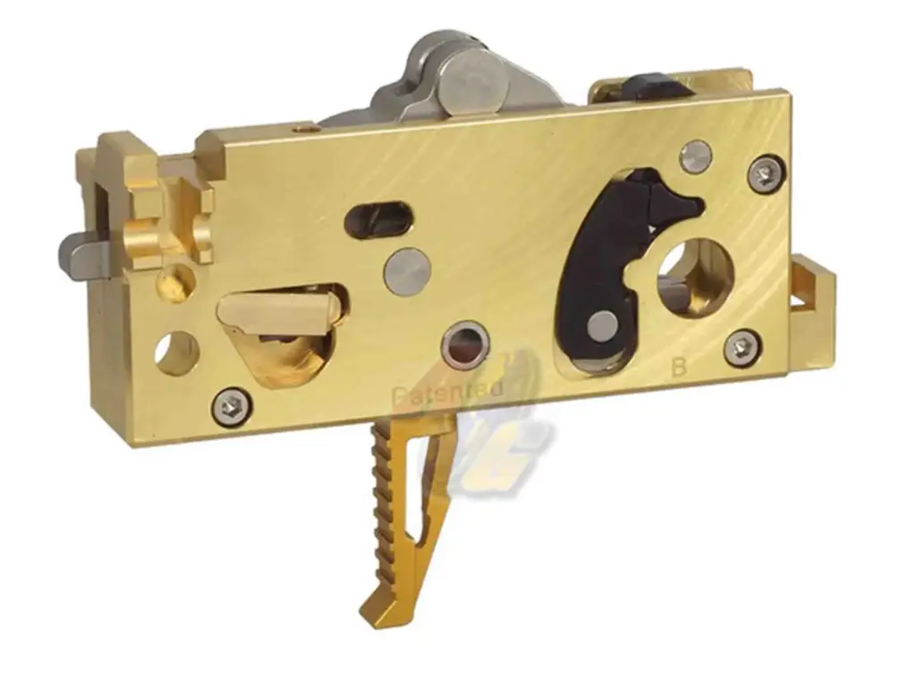 EMG MWS CNC Adjustable Trigger Box (Strike Industries Trigger/ Gold) (by G&P)