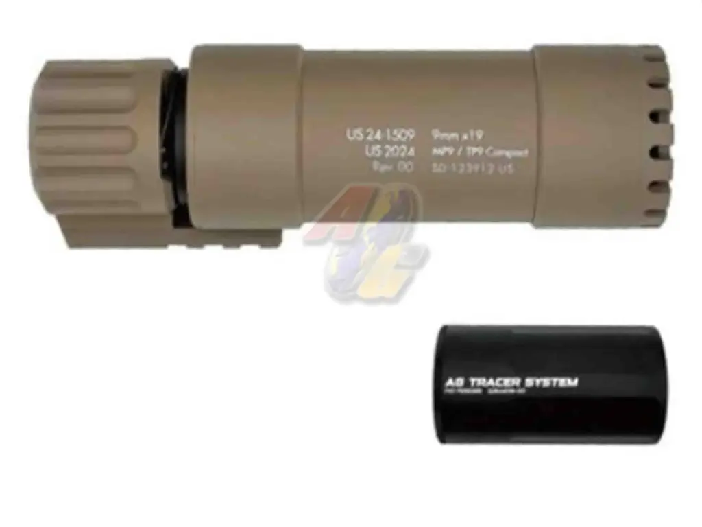 Angry Gun MP9/ TP9 Compact Suppressor - Tracer Ver. (FDE)