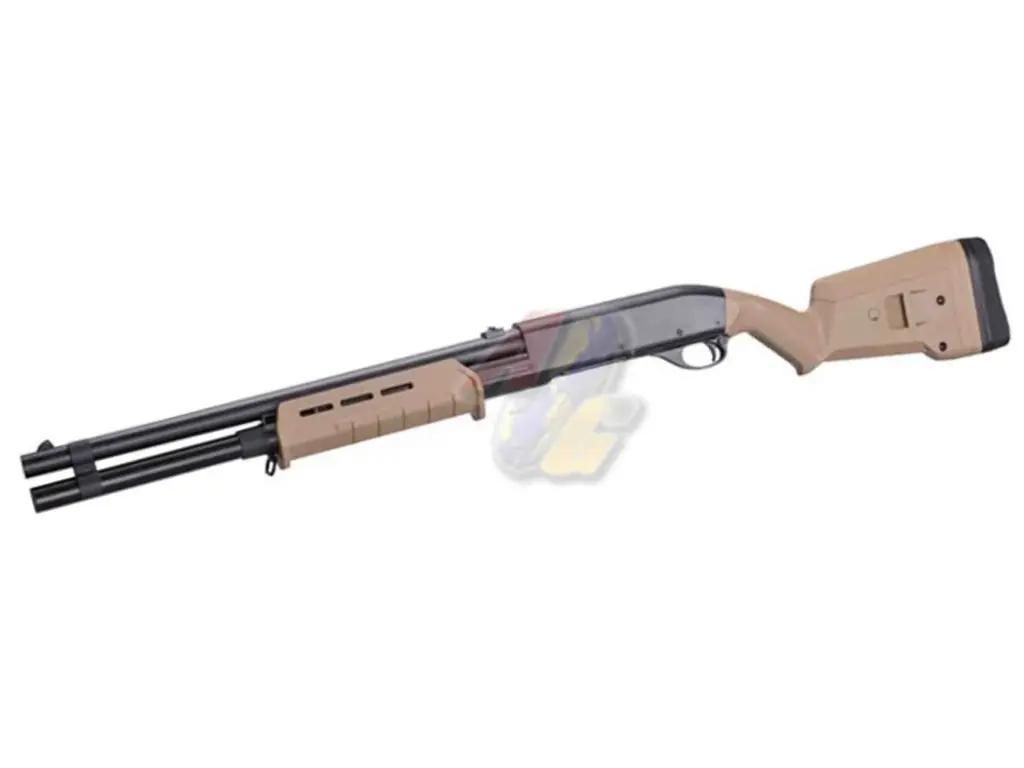 CYMA M870 M-Style Style Full Metal Short Shotgun (Long/ Tan)