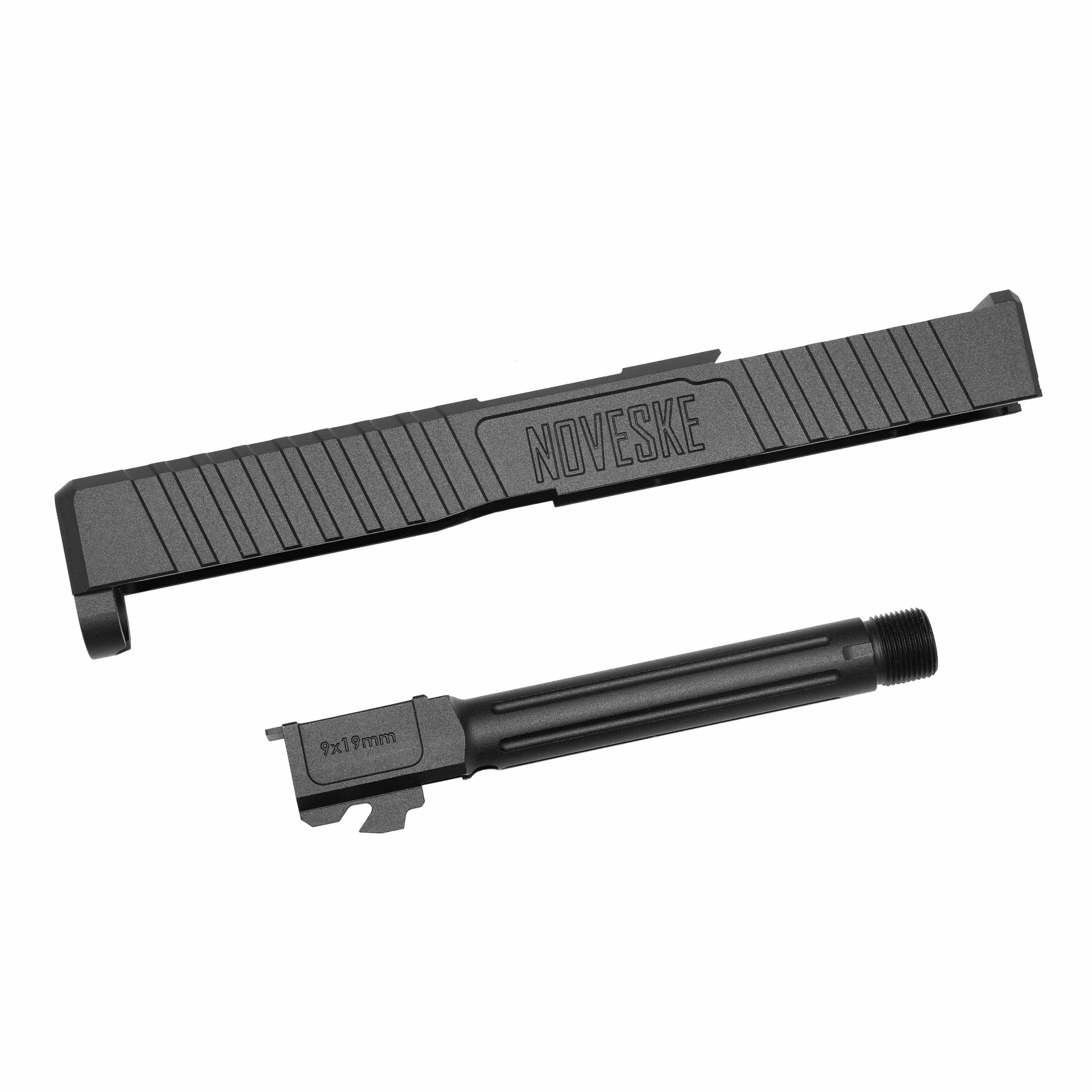 [DY-SLD01-SC-BK] EMG Noveske Licensed DM Slide with Outer Barrel Set for SRC Glock 17 Gen5 MOS GBB (by DYTAC)