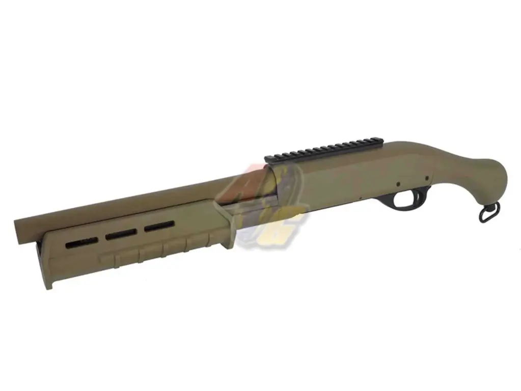 CYMA M870 Tactical Sawed-Off Metal Shotgun (Tan)