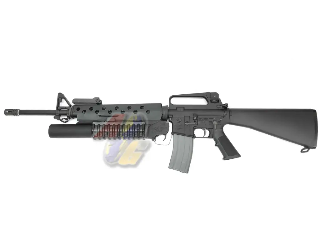 AG Custom VFC M16A2 GBB with G&P M203 Grenade Launcher ( Colt Marking )