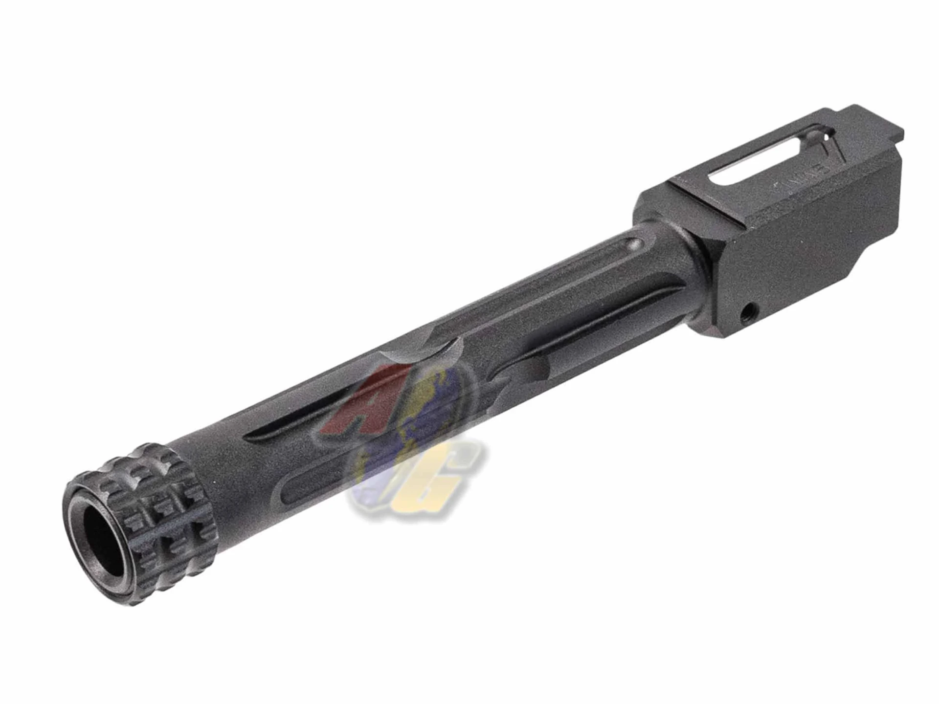 TTI Airsoft Fixed Outer Barrel for Umarex/ VFC Glock G17 Gen.5, G45 GBB - Type A (Black)
