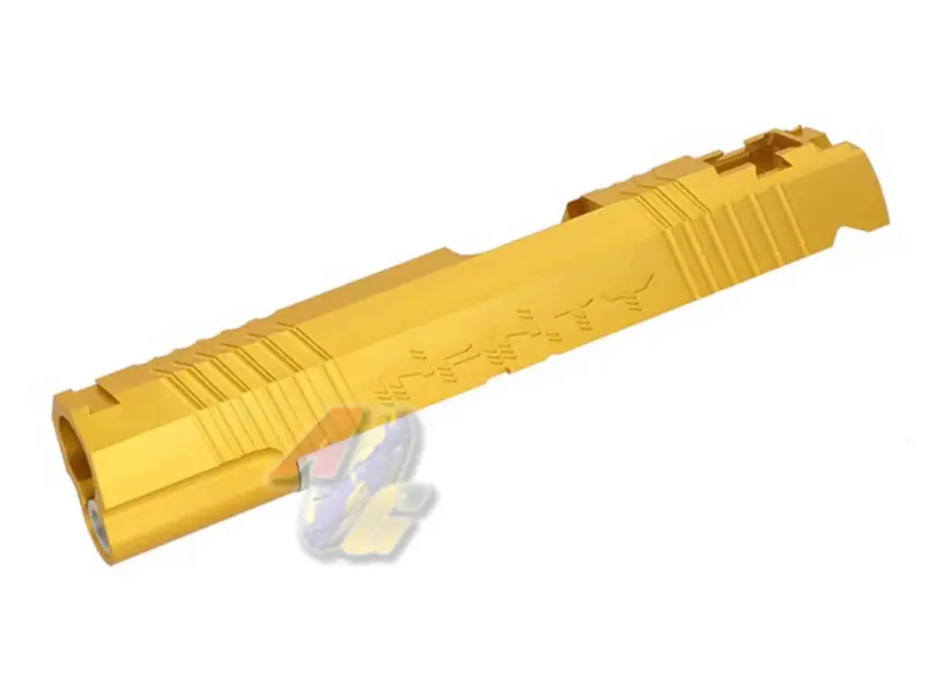 5KU Infinity Style CNC Aluminum Slide for Tokyo Marui Hi-Capa 5.1 Series GBB (Gold)