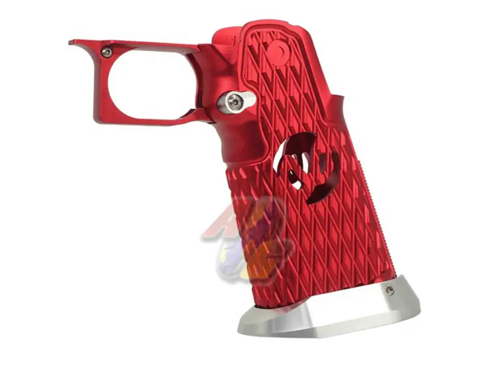 5KU CNC Aluminum Grip Type.6 for Tokyo Marui Hi-Capa Series GBB (Red)