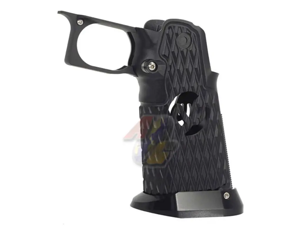 5KU CNC Aluminum Grip Type.6 for Tokyo Marui Hi-Capa Series GBB (Black)