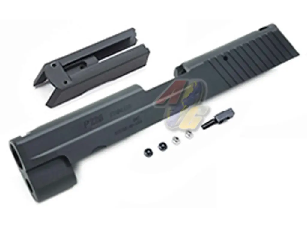 Guarder CNC Steel Slide Set for Tokyo Marui P226/ E2 GBB Series - Early Ver. Marking (Black)