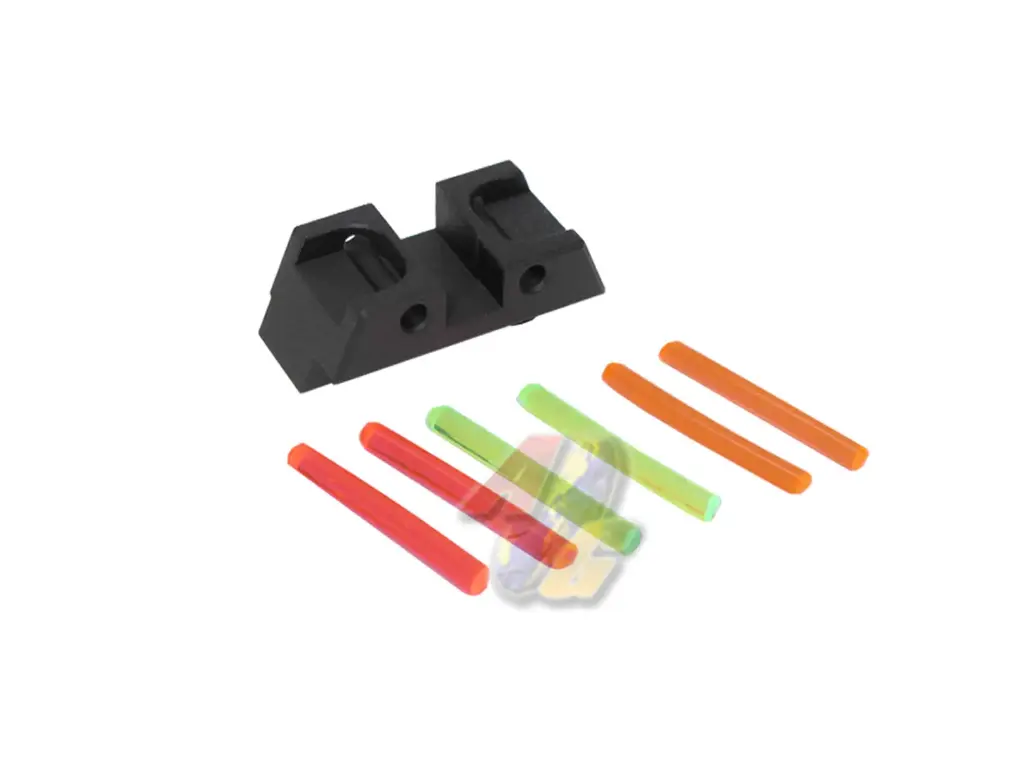 Wii Tech Tokyo Marui G17 Gen.5 MOS CNC 6061 Aluminum Fiber Optic Rear Sight