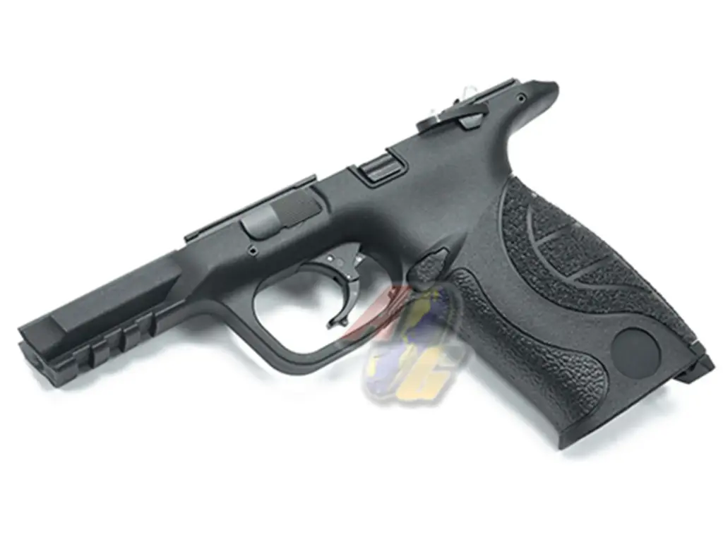 Guarder Enhanced Frame Complete Set for Tokyo Marui M&P9 GBB Series - No Marking (Black)