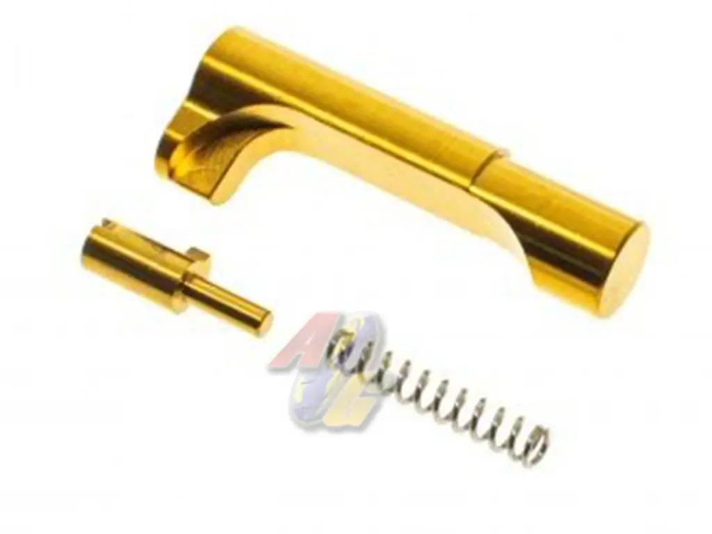 COWCOW Technology CNC Steel Match Grade Magazine Release for Tokyo Marui Hi-Capa GBB Series - Gold