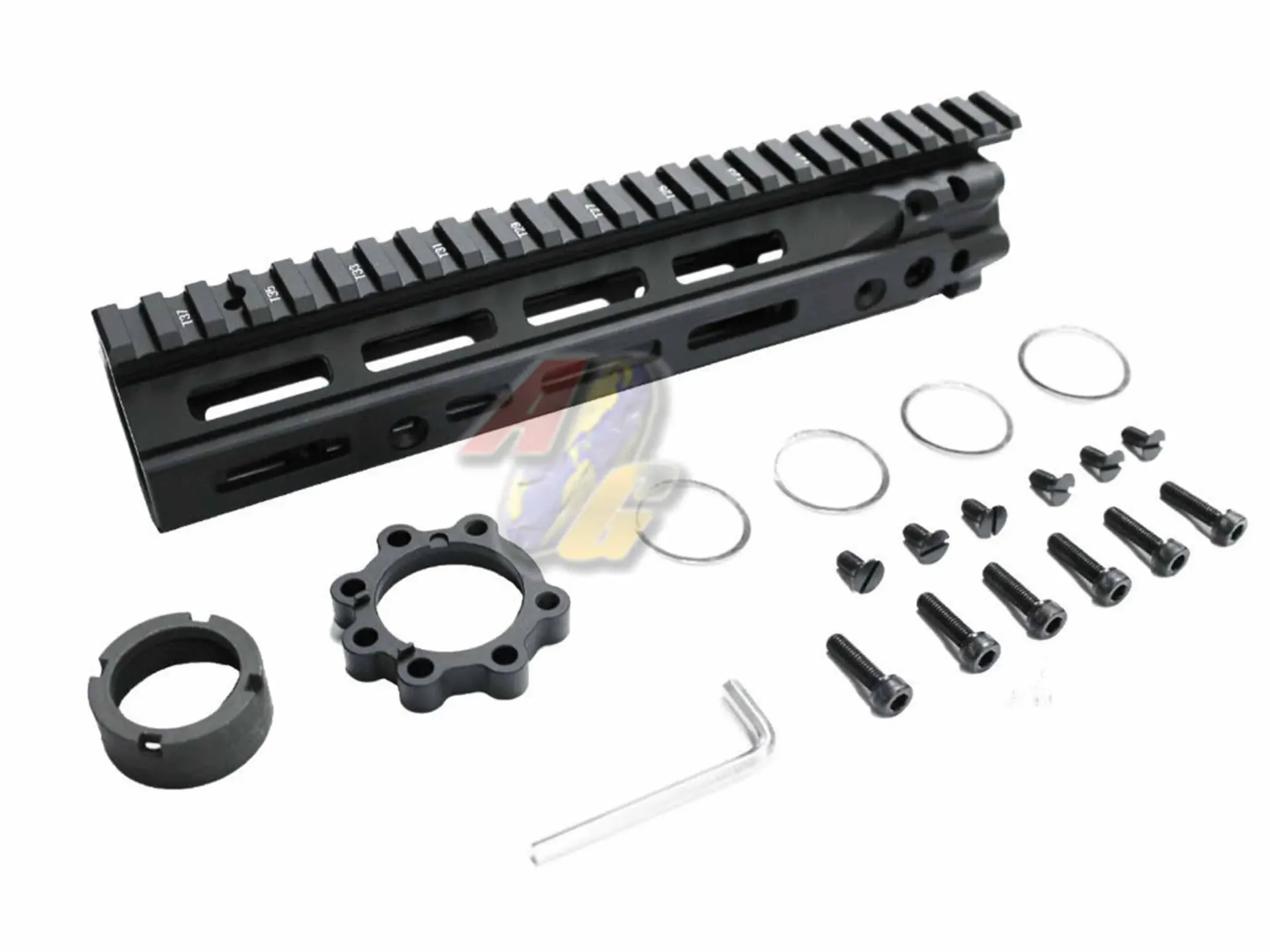 [CA-A735M] Classic Army MK18 M-Lok  9.5" Rail for Tokyo Marui M4 MWS GBB Series - Black