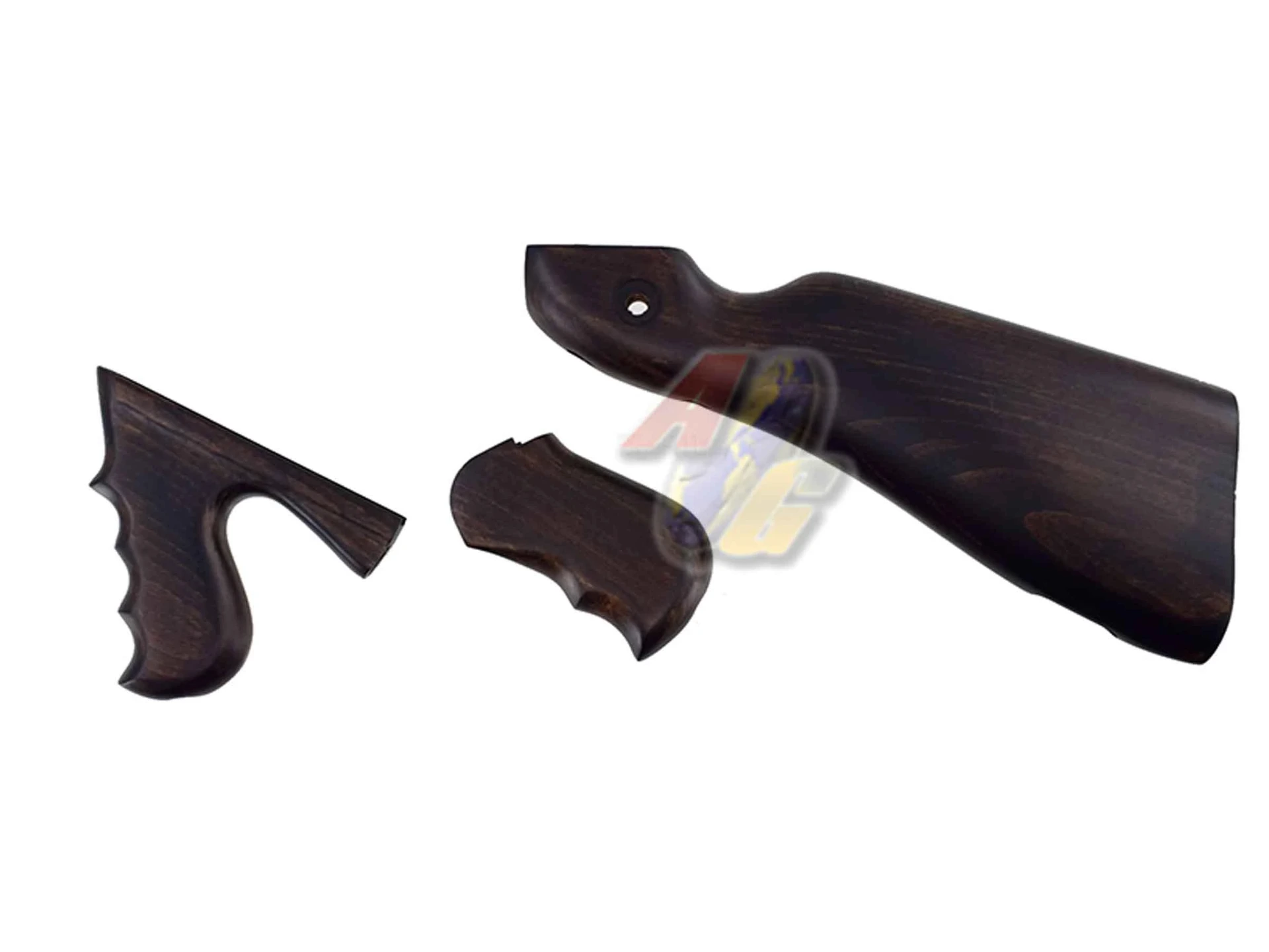 [BAX-W020B] Battle Axe CYMA M1928A1 Thompson Dark Real Wood Kit Set
